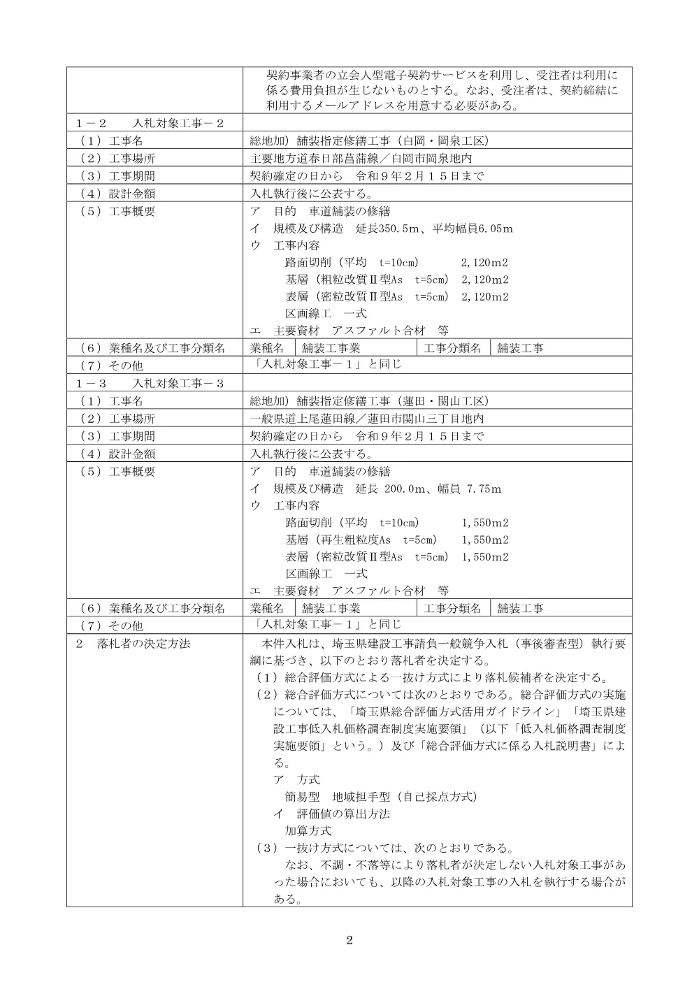 01_公告文.pdf 2ページ目のプレビュー