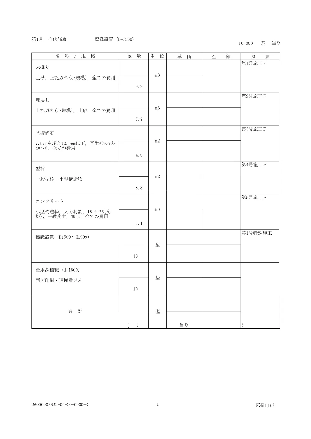 262254_04参考資料（Ｒ８浸水深等標識設置工事）.pdf 3ページ目のプレビュー