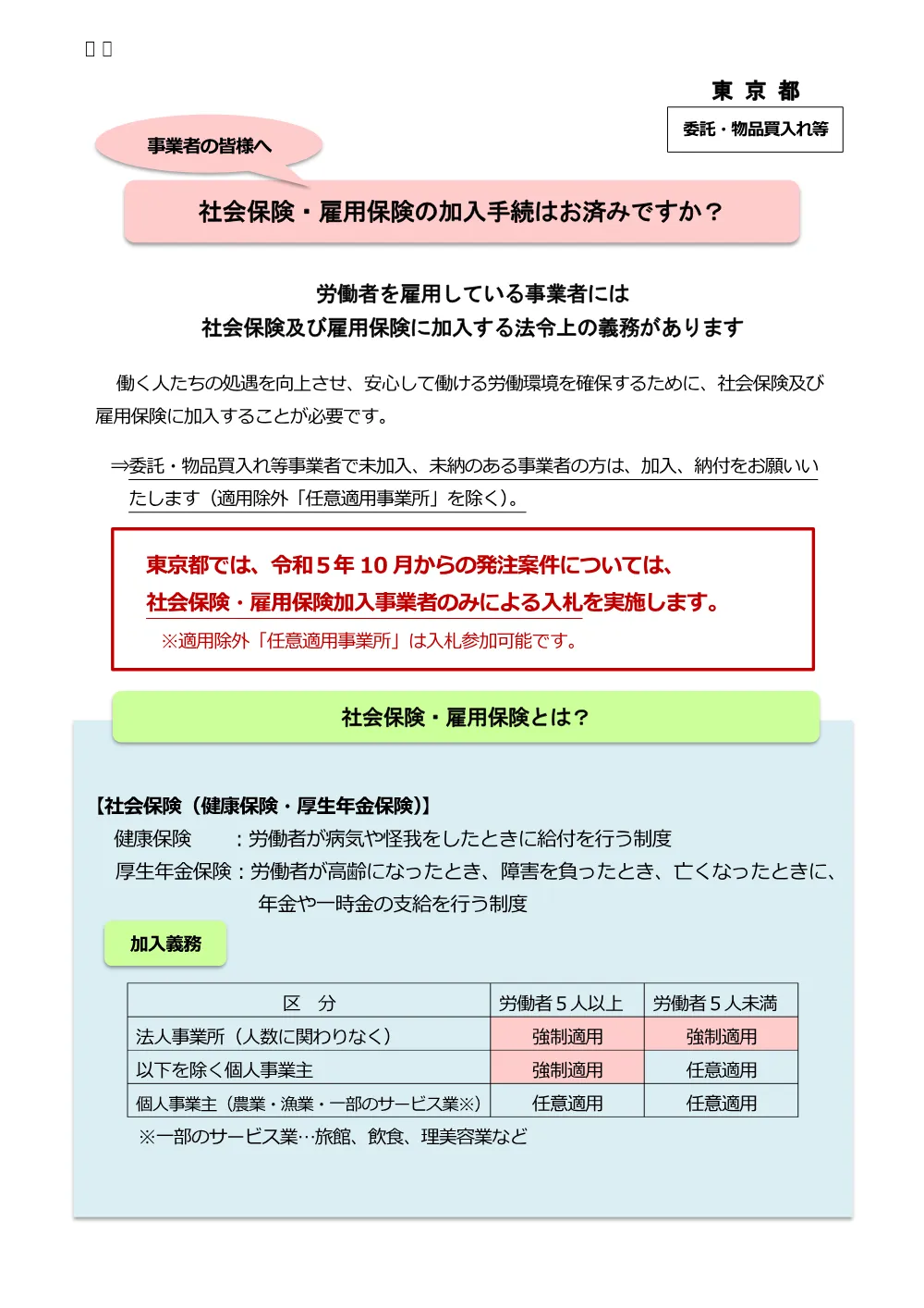 社会保険等の加入について.pdf 1ページ目のプレビュー
