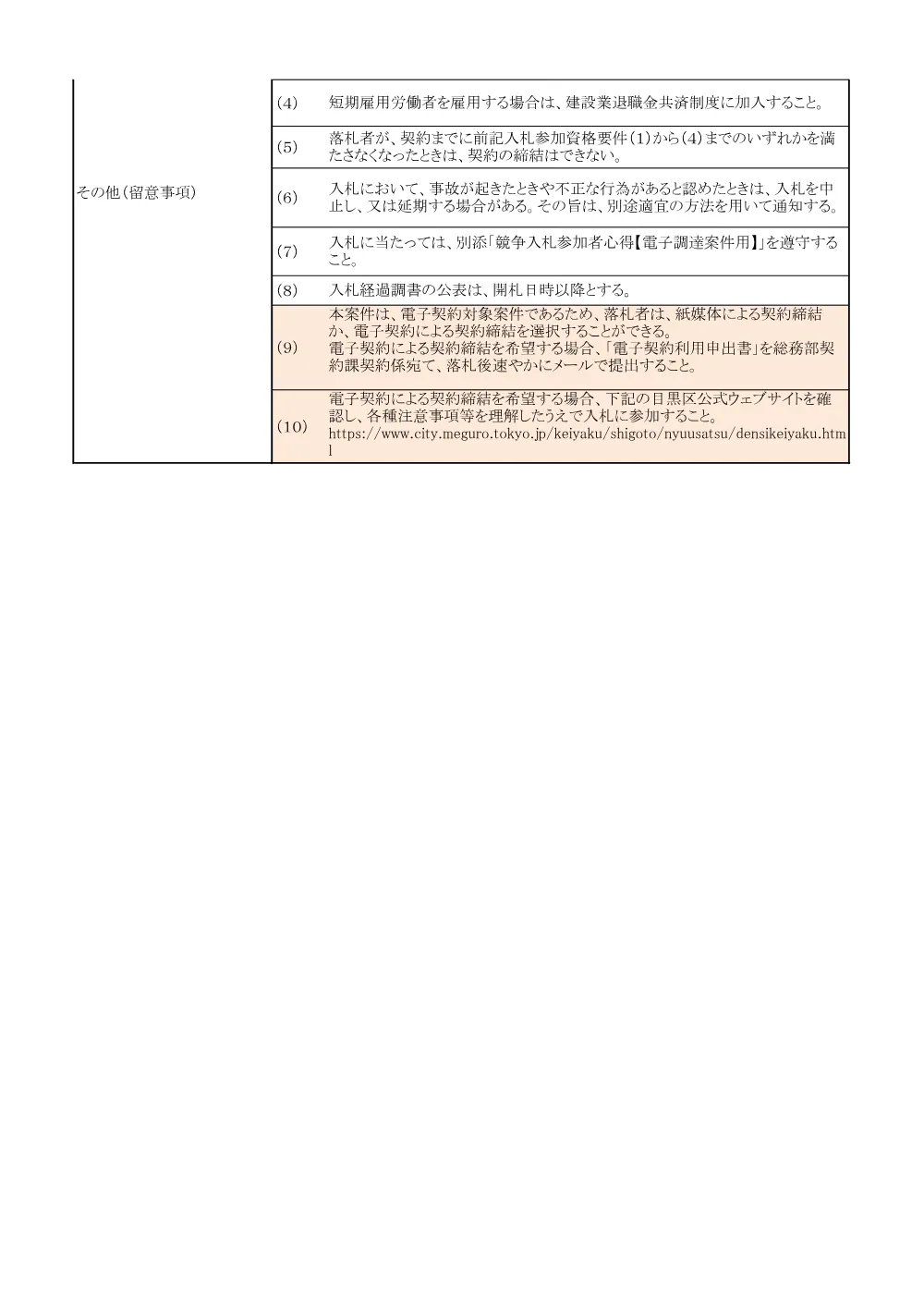 告示文：目黒区立コーポ三田202号室ほか２室内装改修工事.pdf 3ページ目のプレビュー