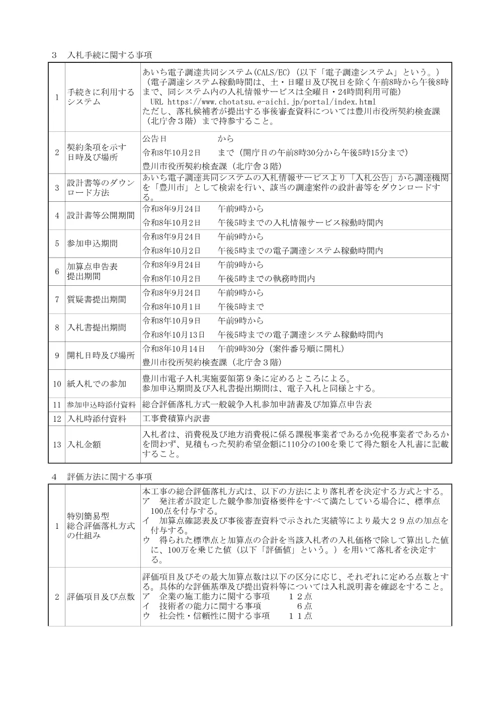 工事２（１０月１４日入札）公告.pdf 2ページ目のプレビュー