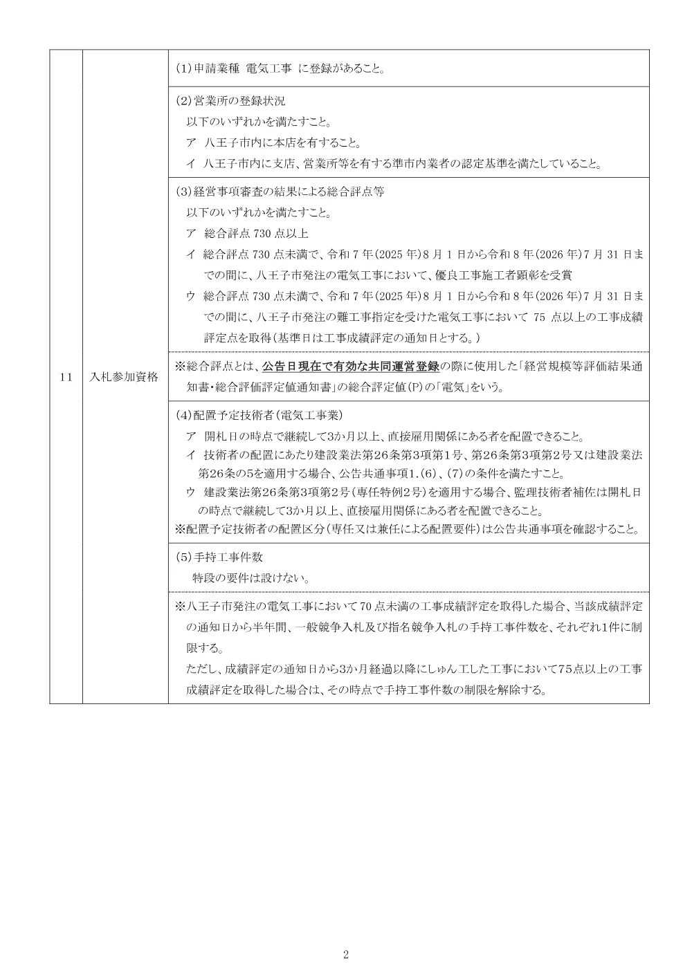 01公告（2026003532市立松枝小学校受変電設備更新工事）.pdf 2ページ目のプレビュー