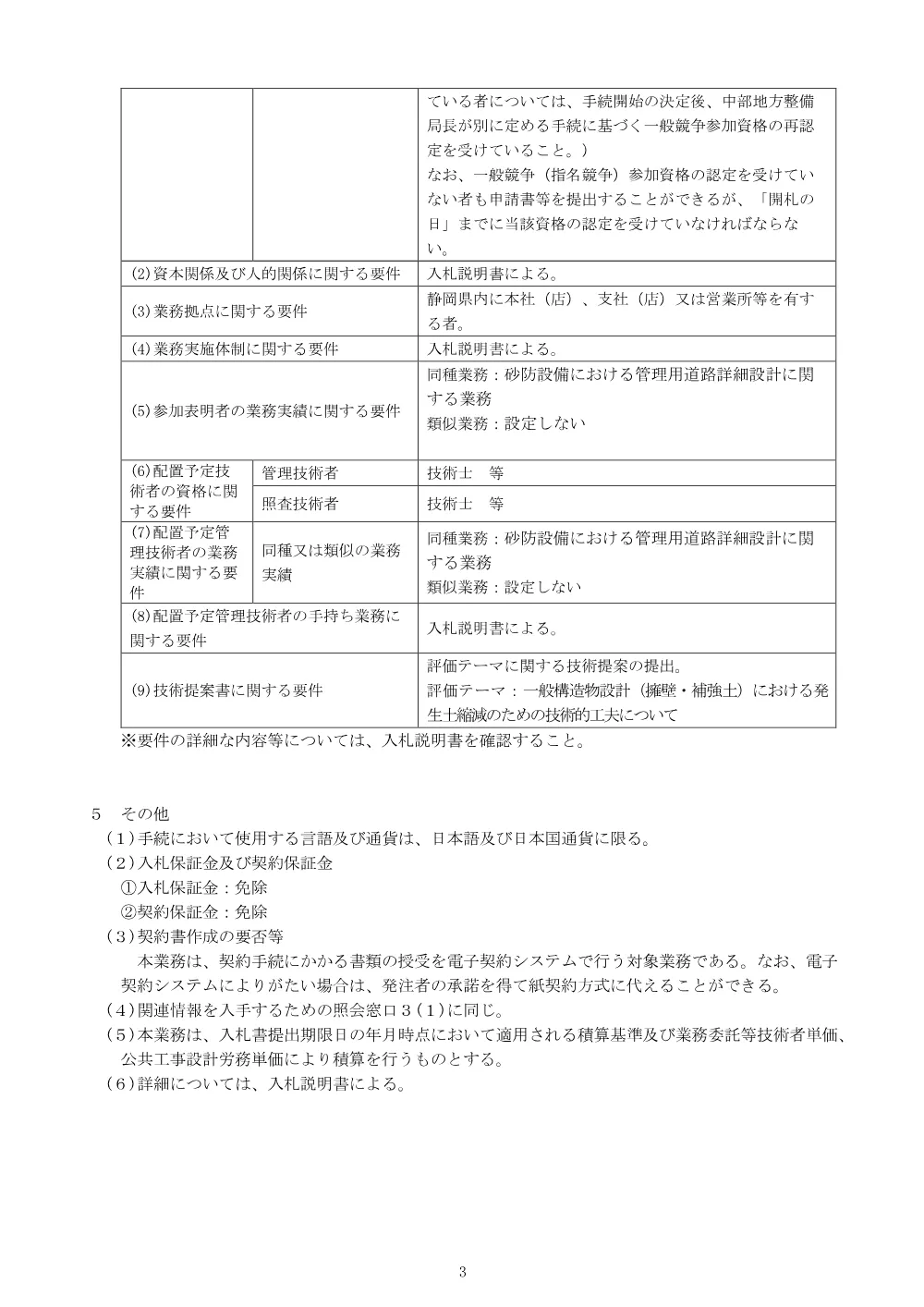 入札公告.pdf 3ページ目のプレビュー