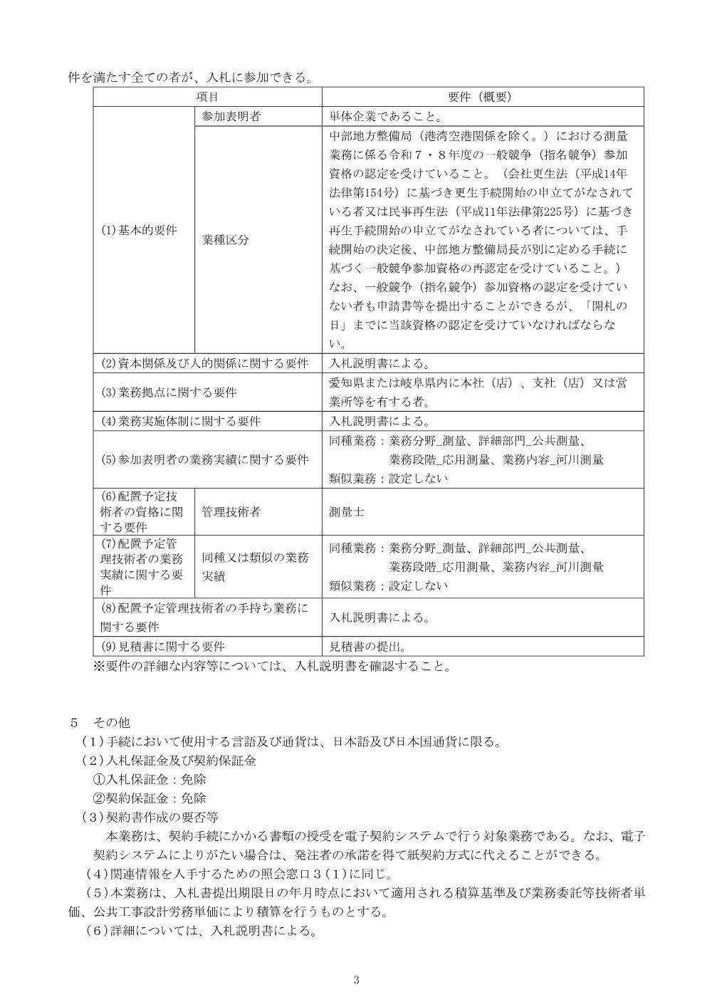 手続開始の公示.pdf 3ページ目のプレビュー
