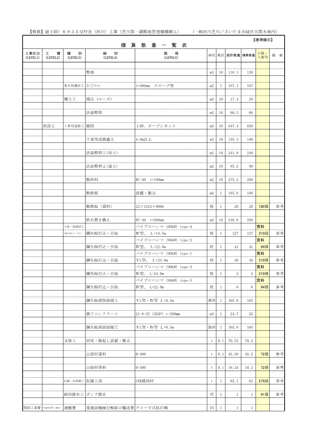 03積算参考資料（管理橋橋脚工）.pdf 3ページ目のプレビュー