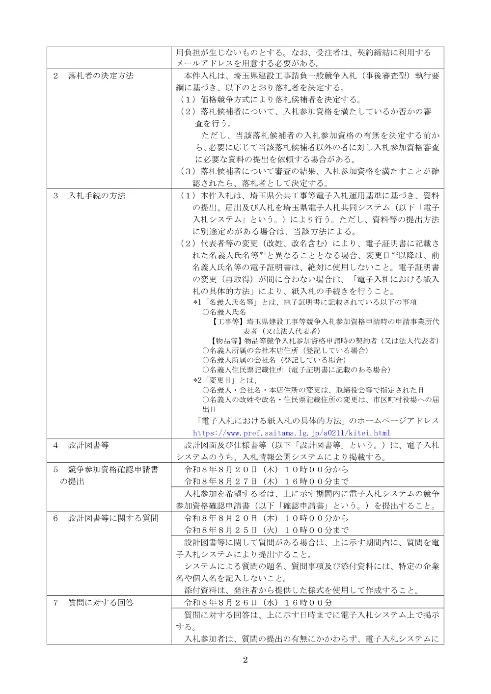 01_公告（所沢おおぞら特別支援学校回転釜更新工事）.pdf 2ページ目のプレビュー