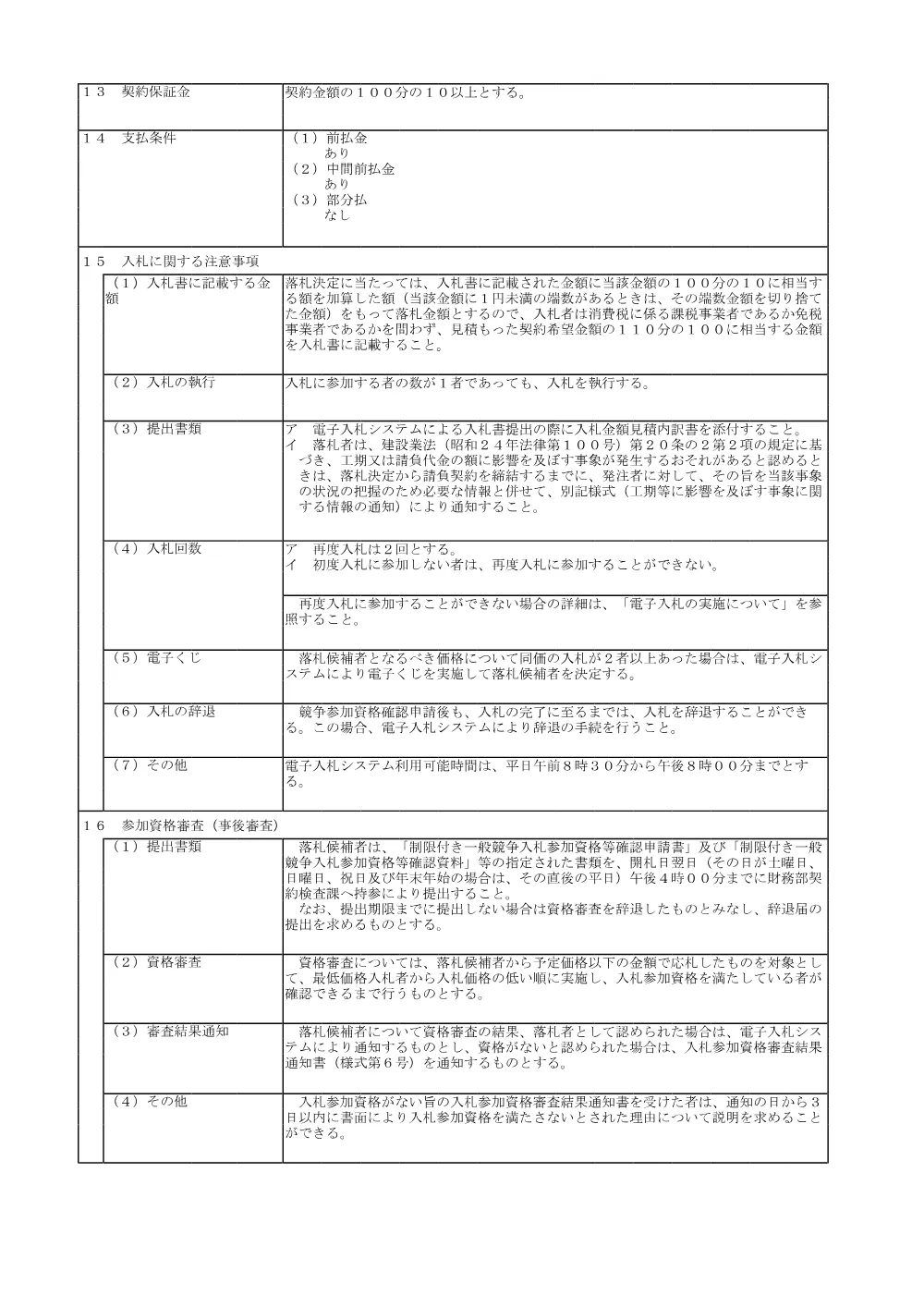 公告（市営大畑北住宅A棟火災復旧工事）.pdf 3ページ目のプレビュー