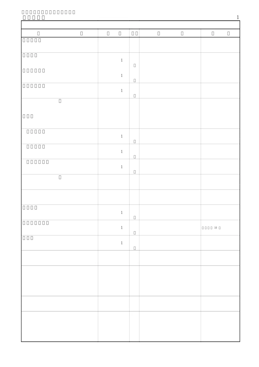 【発注図書】参考内訳書.pdf 2ページ目のプレビュー