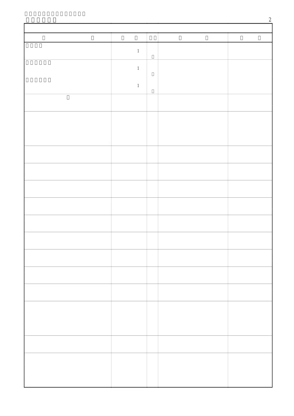 【発注図書】参考内訳書.pdf 3ページ目のプレビュー