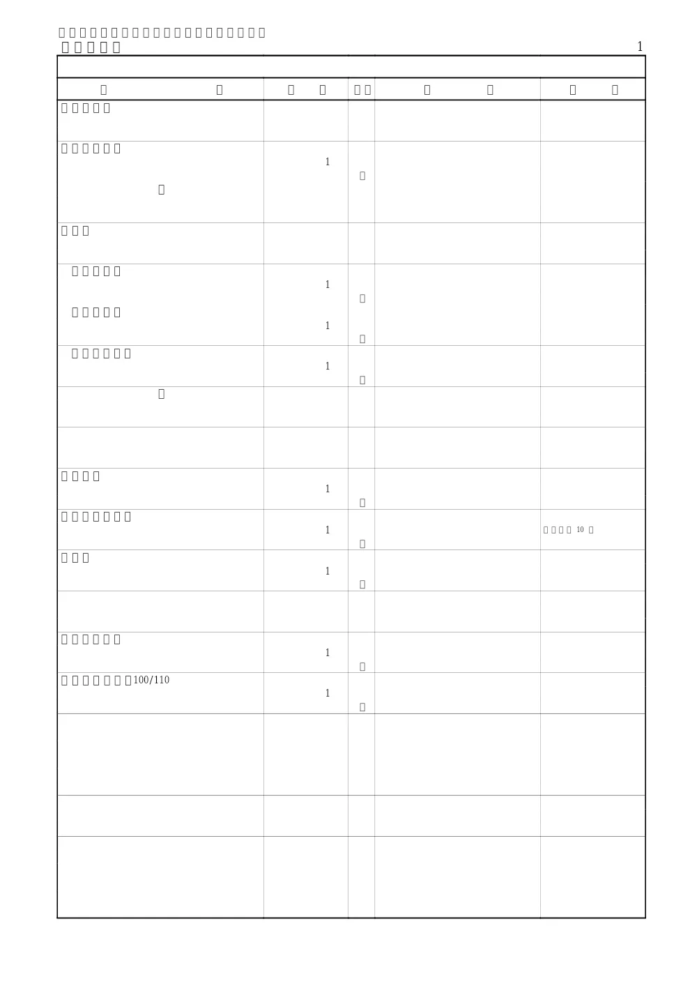 【発注図書】参考内訳書.pdf 2ページ目のプレビュー