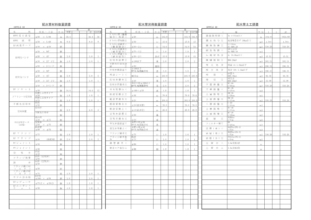 04数量計算書.pdf 2ページ目のプレビュー