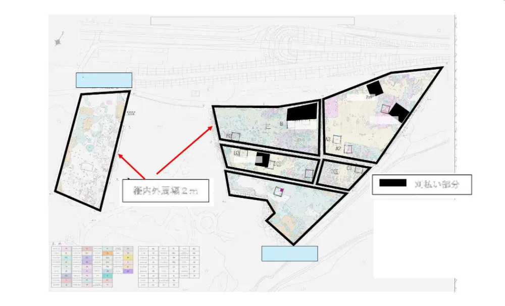02_仕様書別添_位置図（第１次・第２次指定地）.pdf 2ページ目のプレビュー