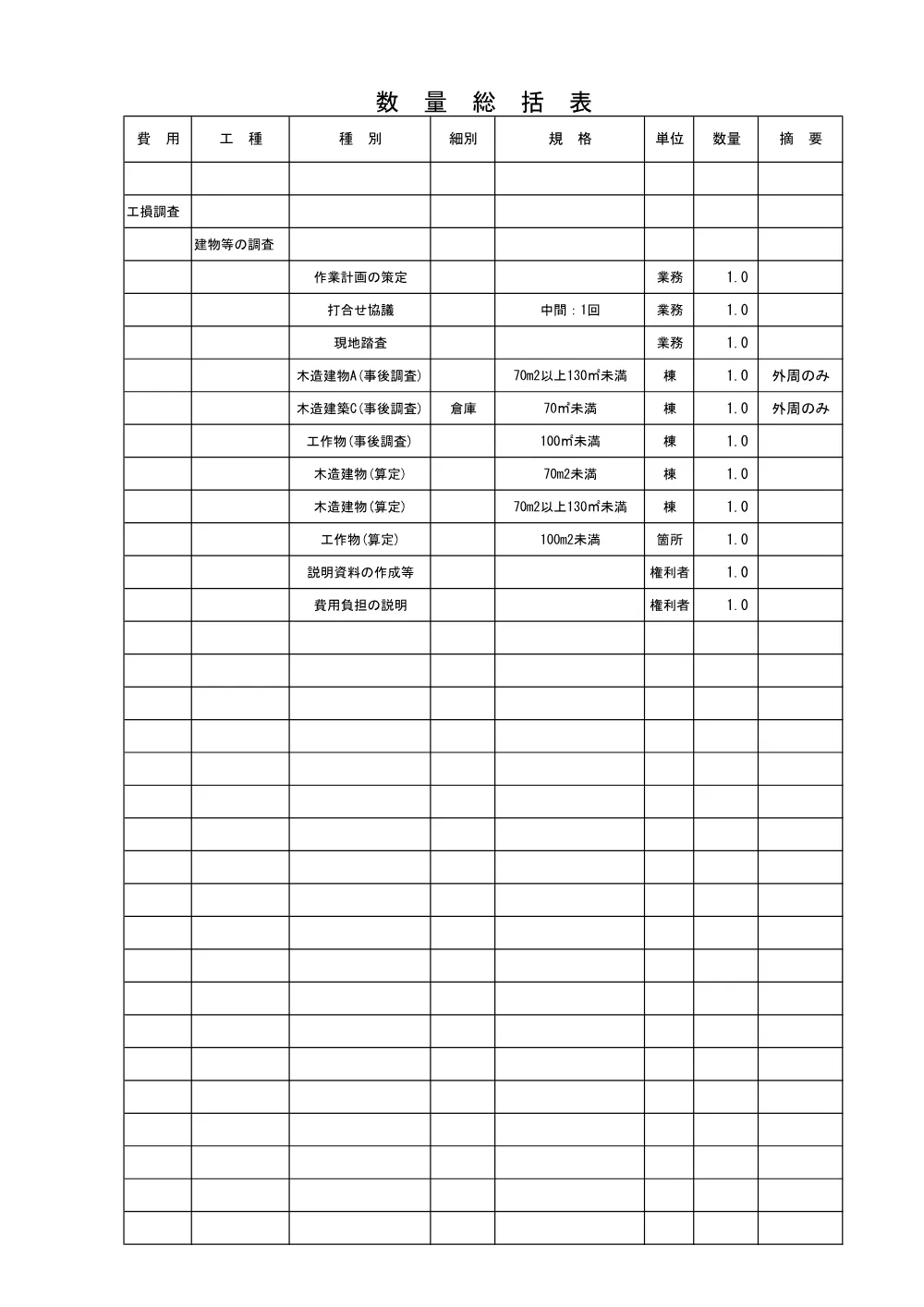 R08経営体2060-801(数量総括表)実施.pdf 1ページ目のプレビュー