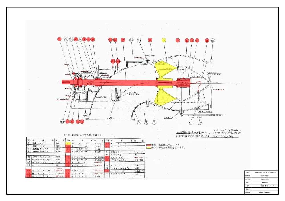 Ｒ８徳耕 長寿命化 大谷前２期 排水機場補修１工事（設計図面）.pdf 2ページ目のプレビュー