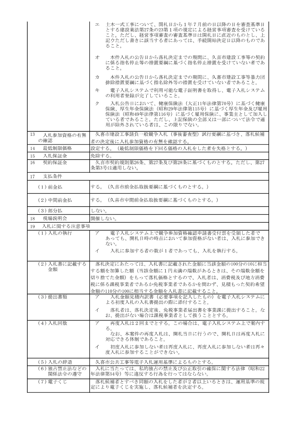 入札告示【市道栗橋2004号線他下水道管布設工事（交付金）】.pdf 3ページ目のプレビュー