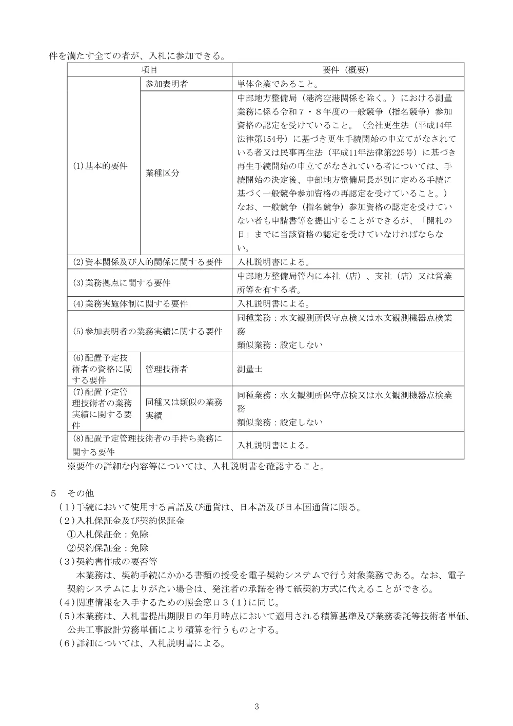 手続開始の公示.pdf 3ページ目のプレビュー