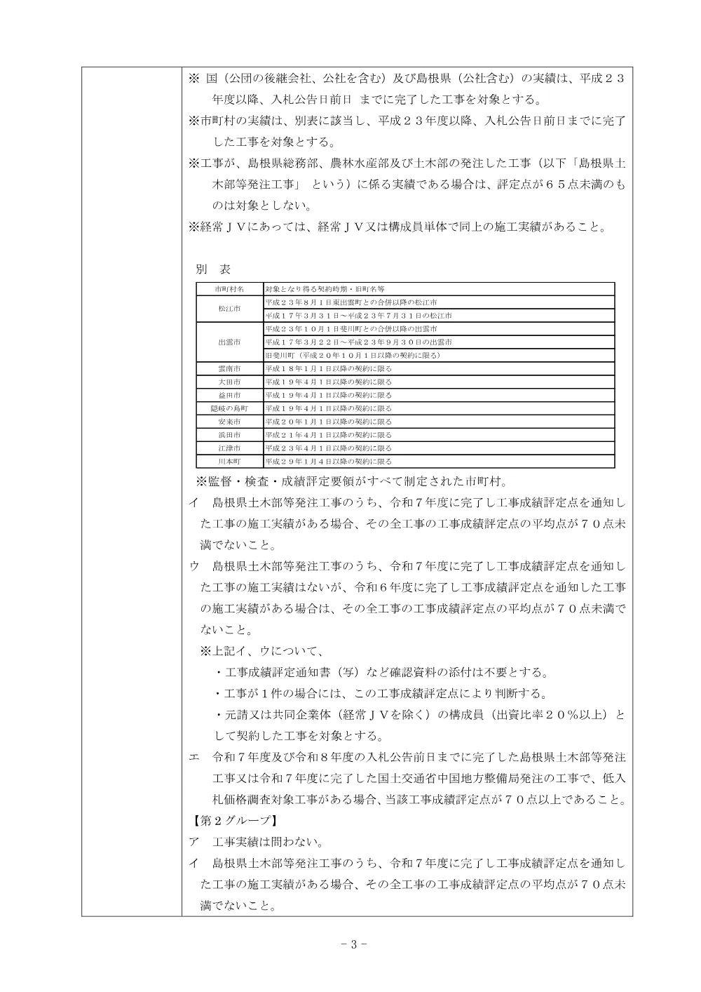 01 入札公告（国道３７５号（両国トンネル）防安交付金（照明LED化）トンネル照明設備工事）.pdf 3ページ目のプレビュー