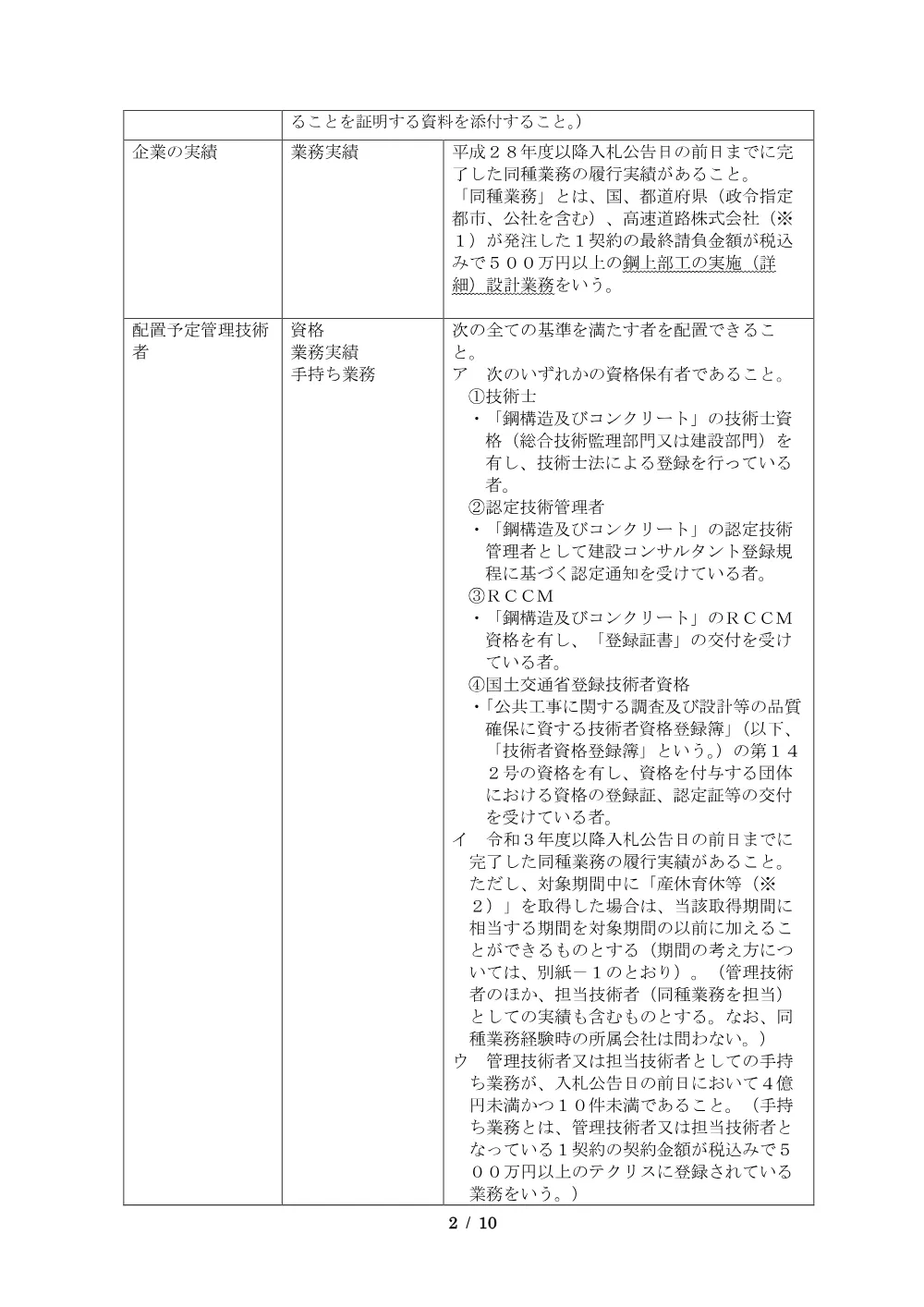 01 入札公告（(都)松江熊野線（新大橋工区）防災安全交付金（街路）事業 橋梁詳細設計業務委託）.pdf 2ページ目のプレビュー
