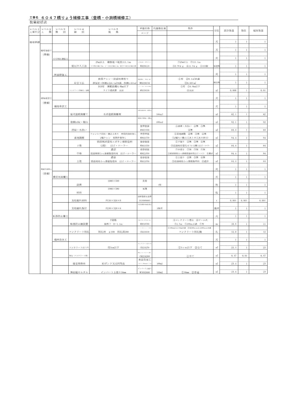 06_6047積算参考資料.pdf 2ページ目のプレビュー