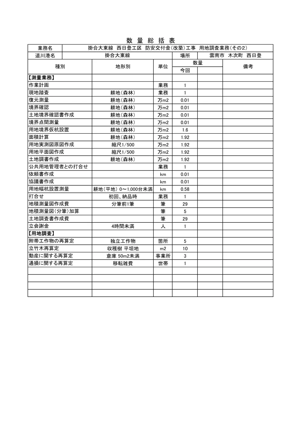 見積参考資料ー１(西日登）.pdf 2ページ目のプレビュー